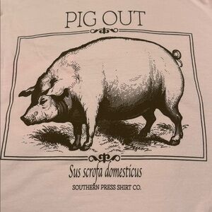 Pink Pig Out Tee